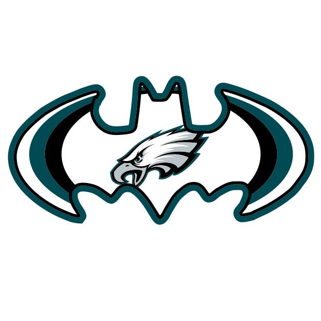 Philadelphia Eagles Batman Logo fabric transfer
